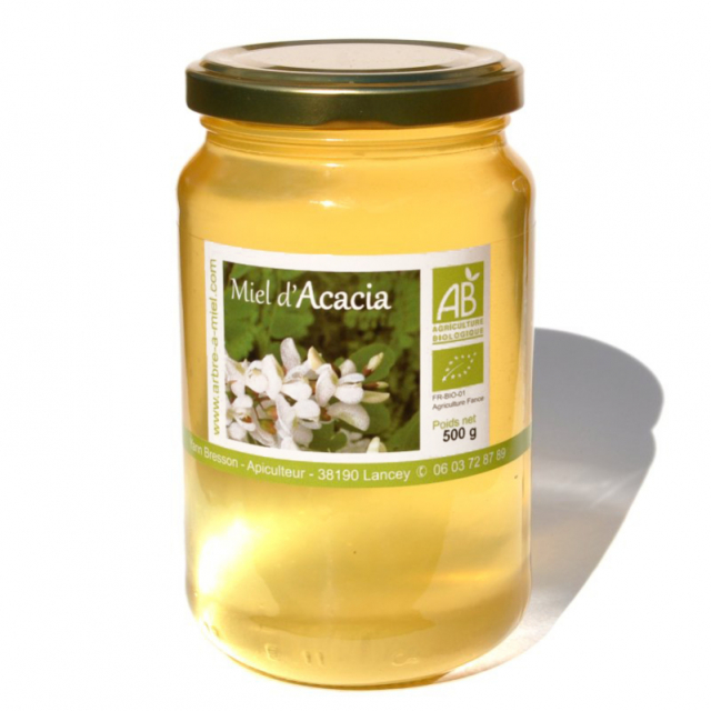 Miel d'acacia 500 g :: Miel et Mielines